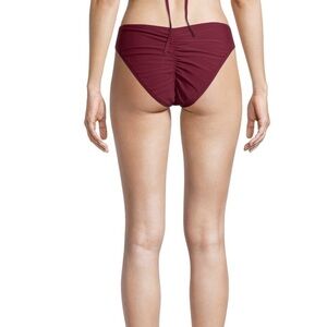 Time and Tru Berry Glow Cheeky Bikini Bottoms size L (12-14) Maroon